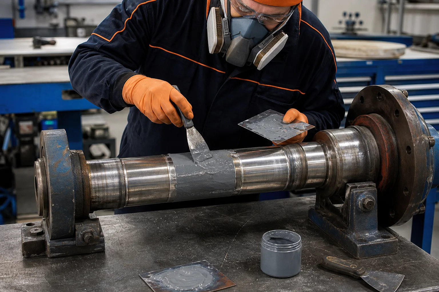 Industrial wear protection, lining, metal rebuilding, and composite reinforcement applications