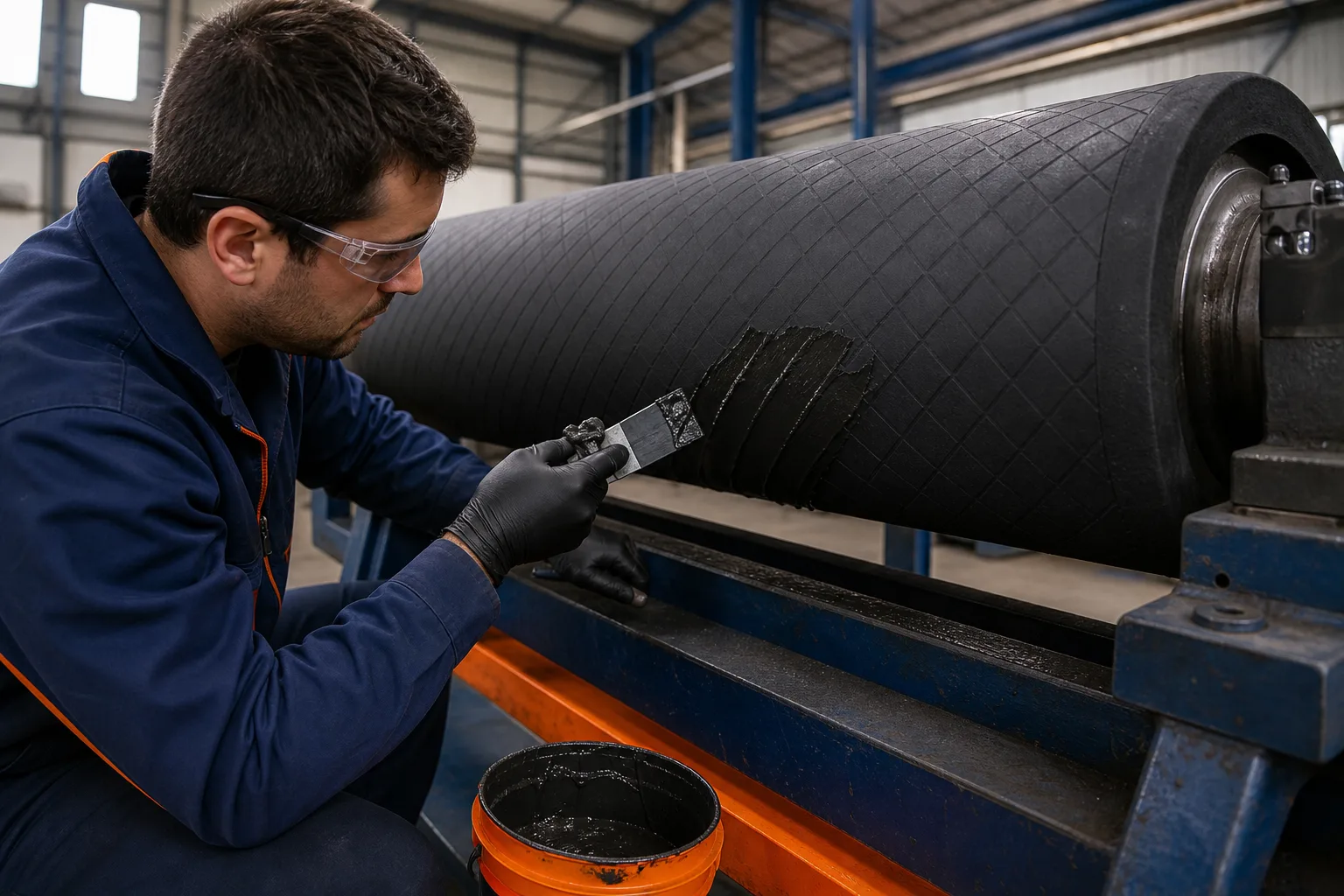 Industrial wear protection, lining, metal rebuilding, and composite reinforcement applications