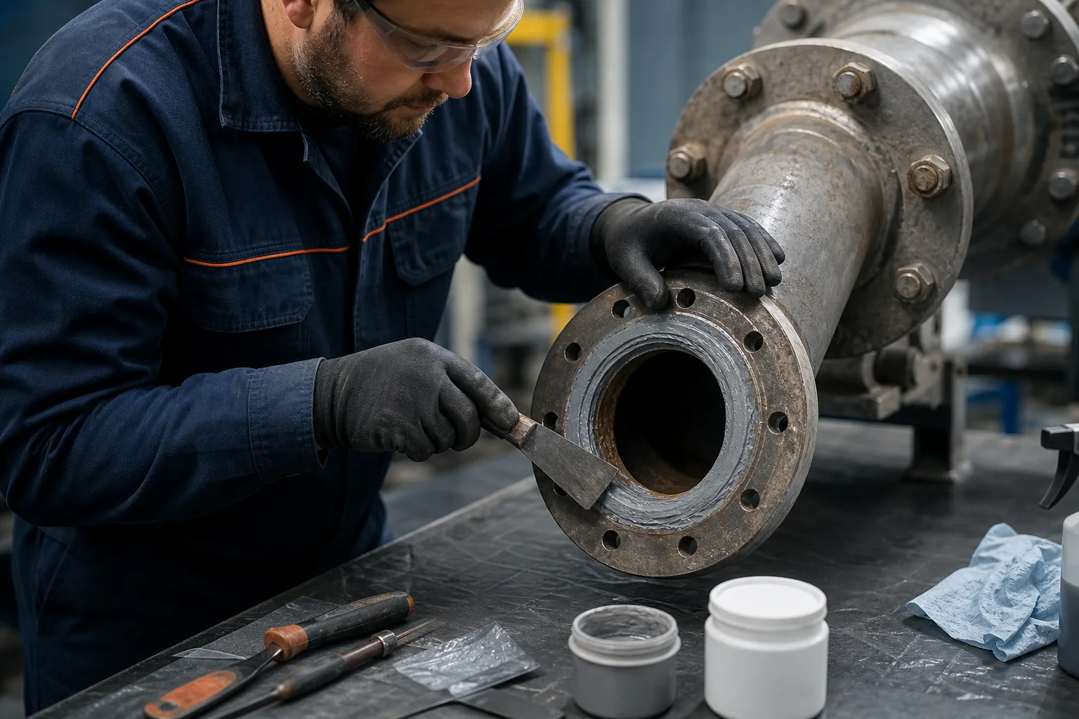 ZDS-CeramicArmor industrial repair visual