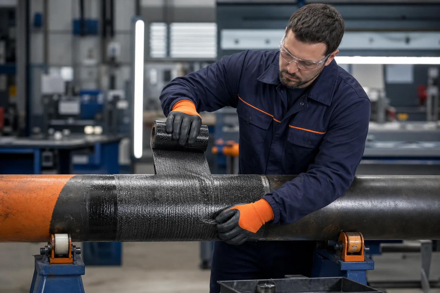 Industrial repair product series applied to metal, pipe, coating, and elastomer substrates