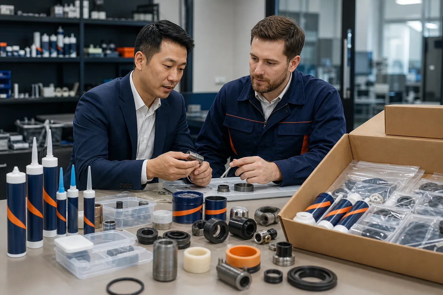 Regional distribution planning for industrial repair materials