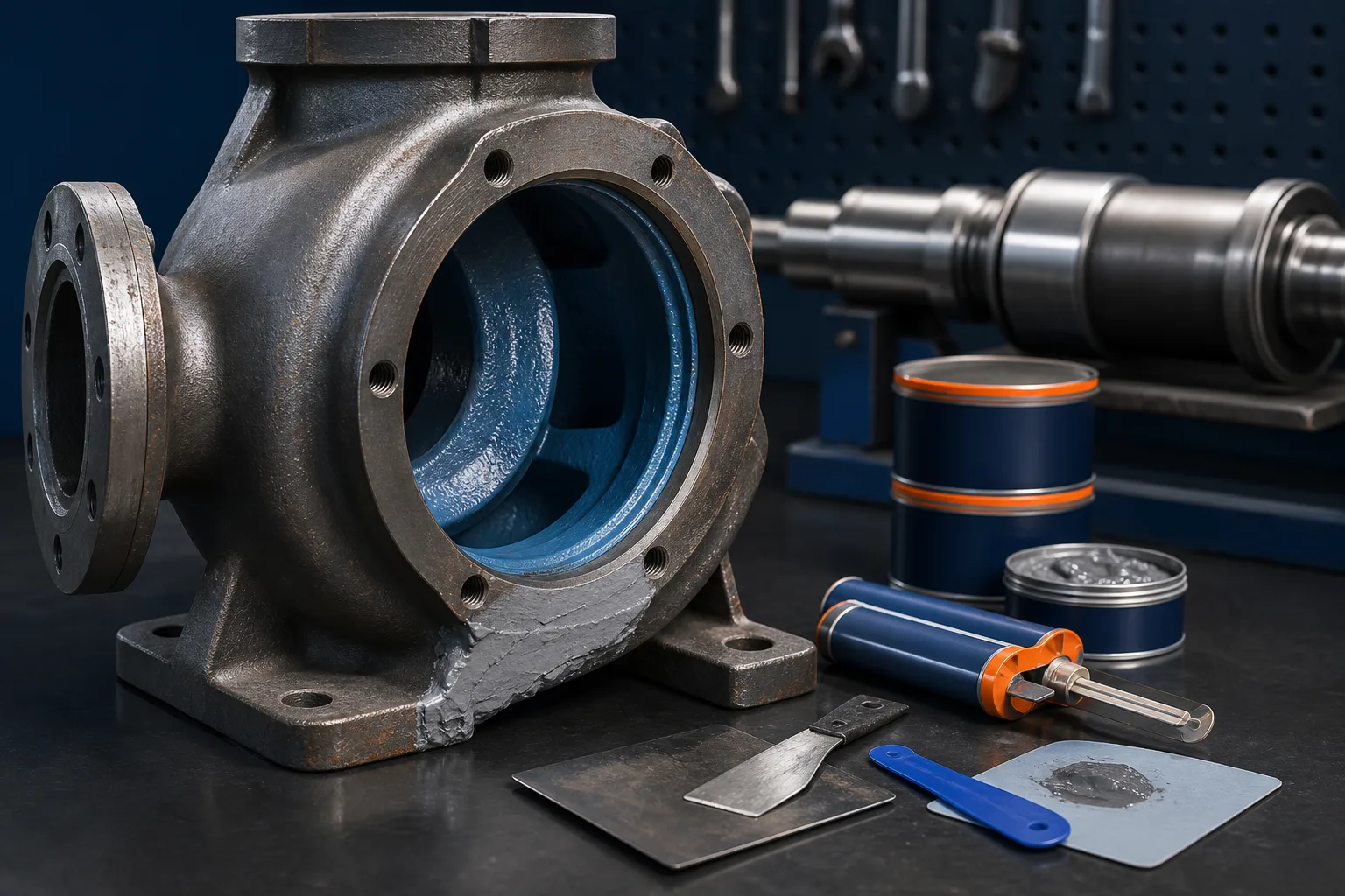 Industrial repair product categories organized by application