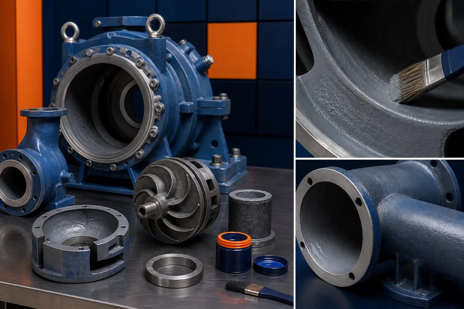 Industrial repair product categories organized by application