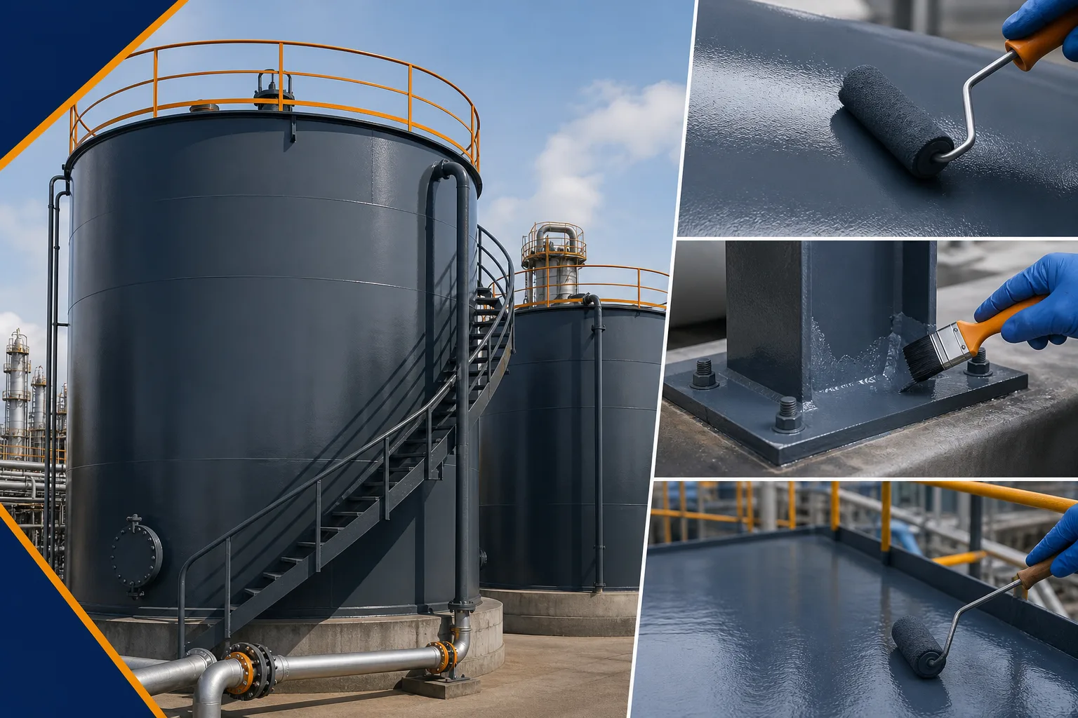 Industrial repair product categories organized by application