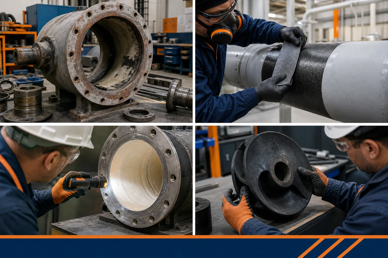 Industrial repair material category selection scenes