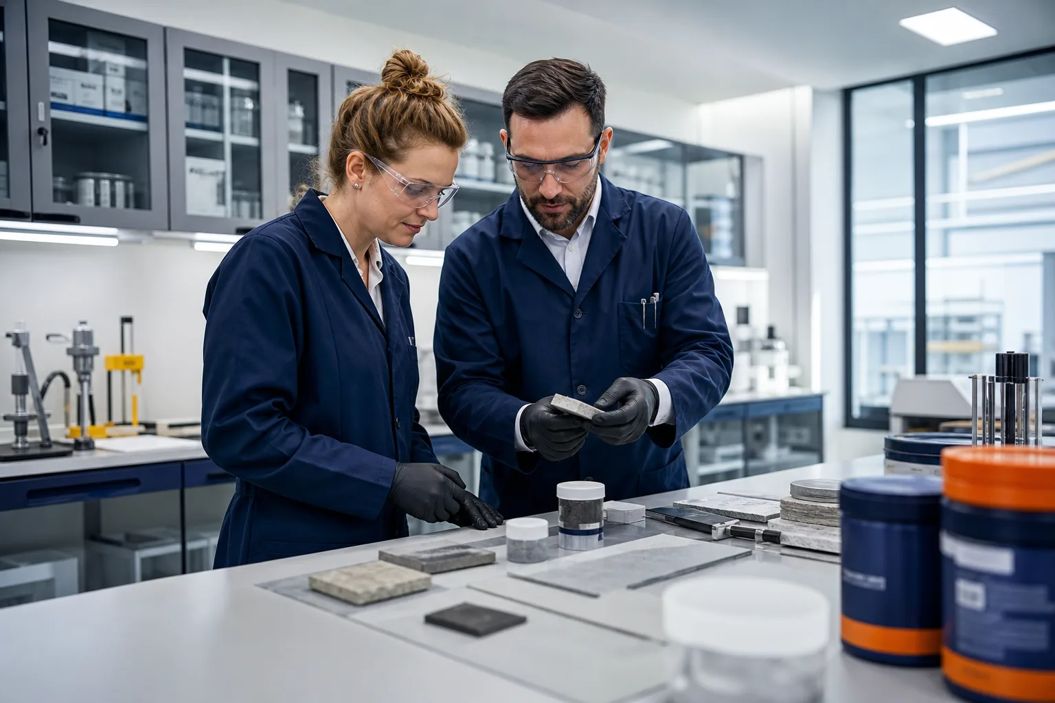Chemical manufacturing and repair material development teams