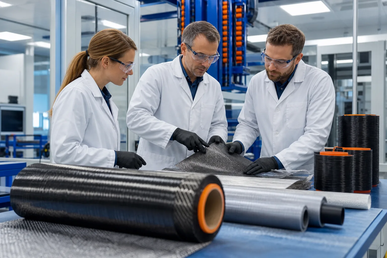 Quality team reviewing manufacturing and batch documentation