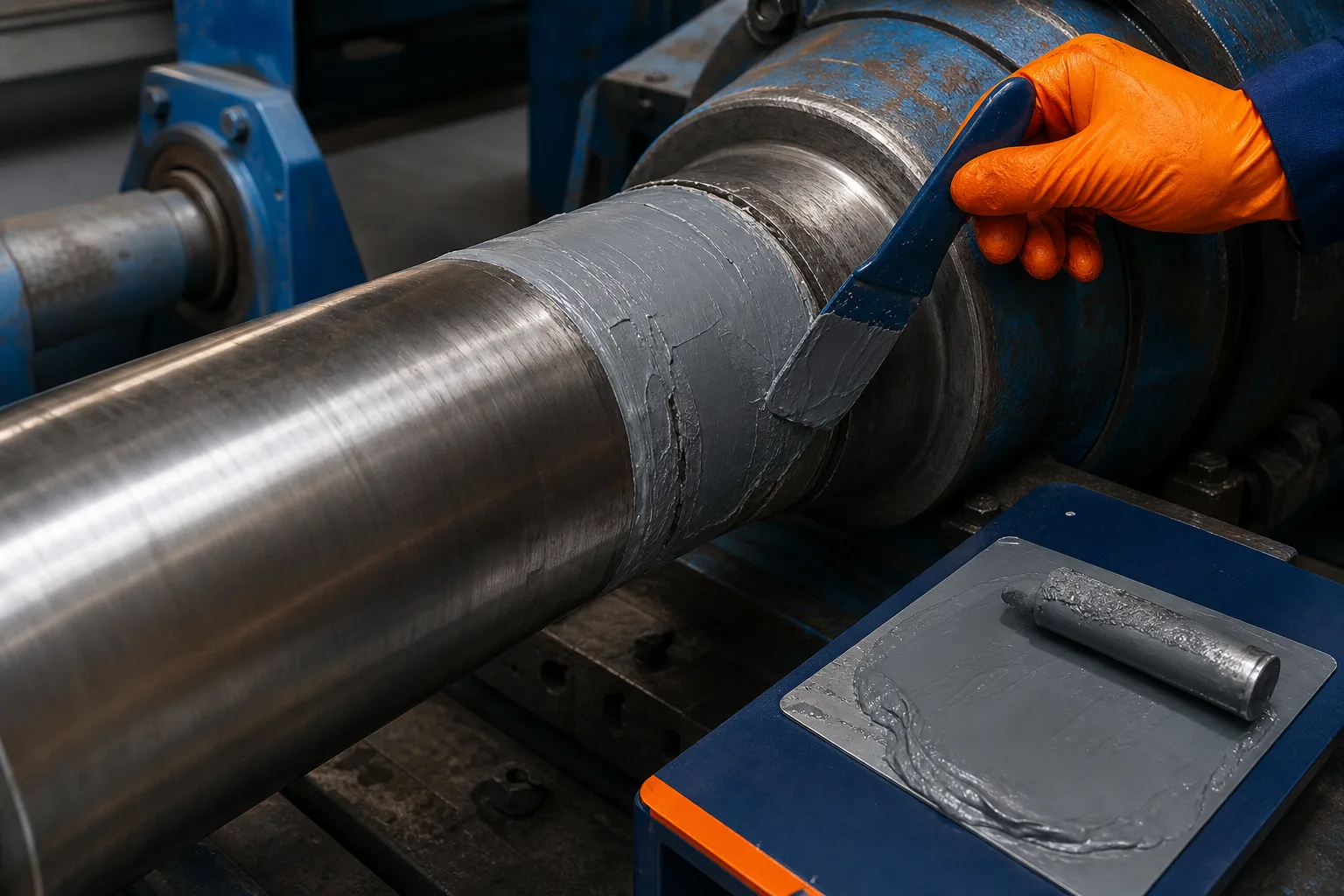 Seven industrial repair material application categories