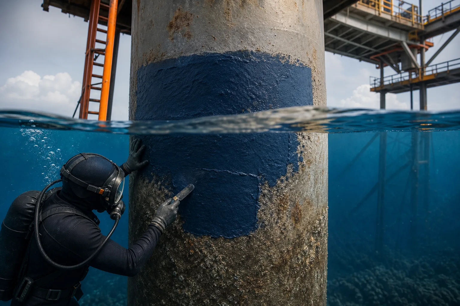 Seven industrial repair material application categories