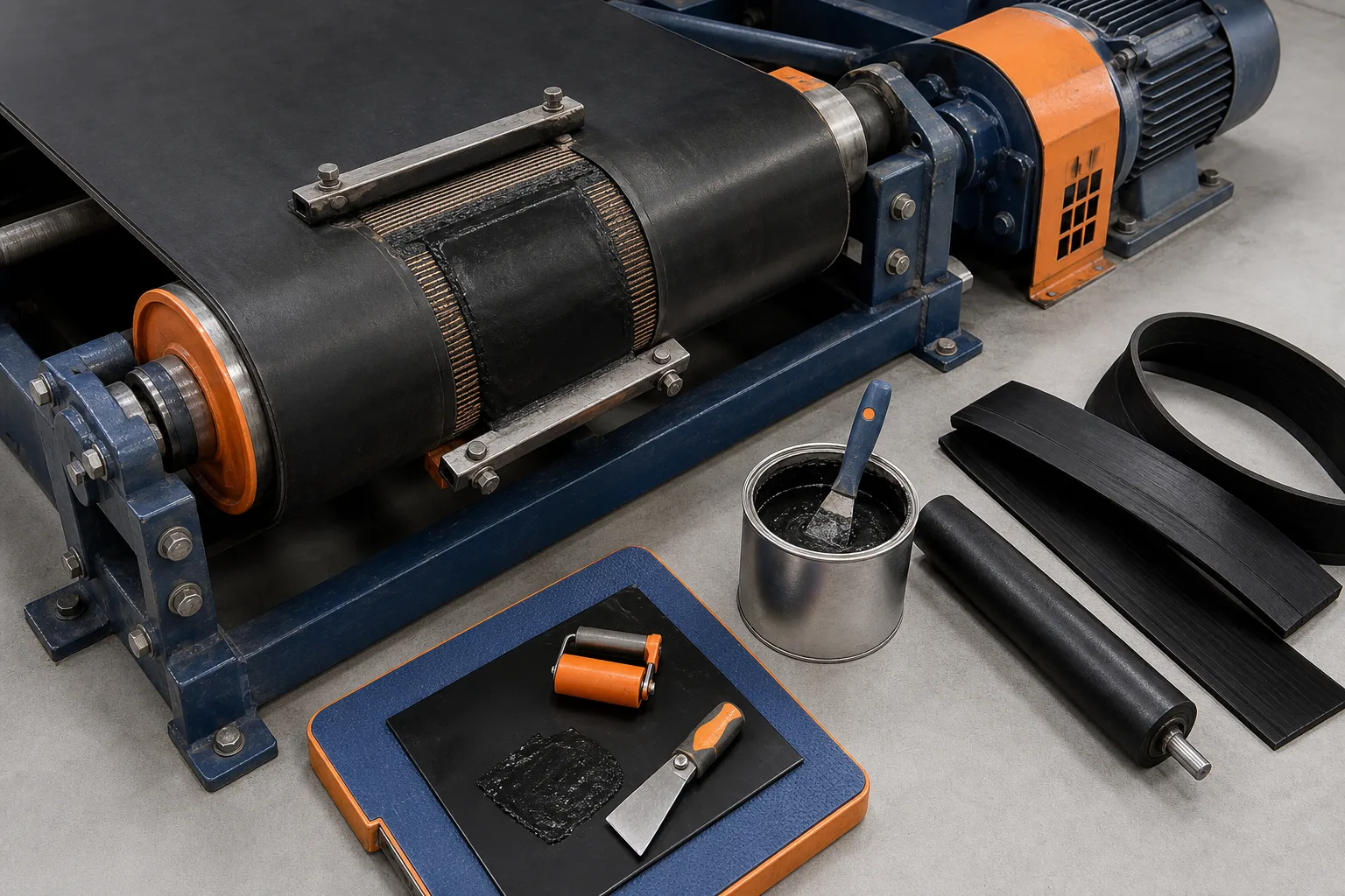 Seven industrial repair material application categories