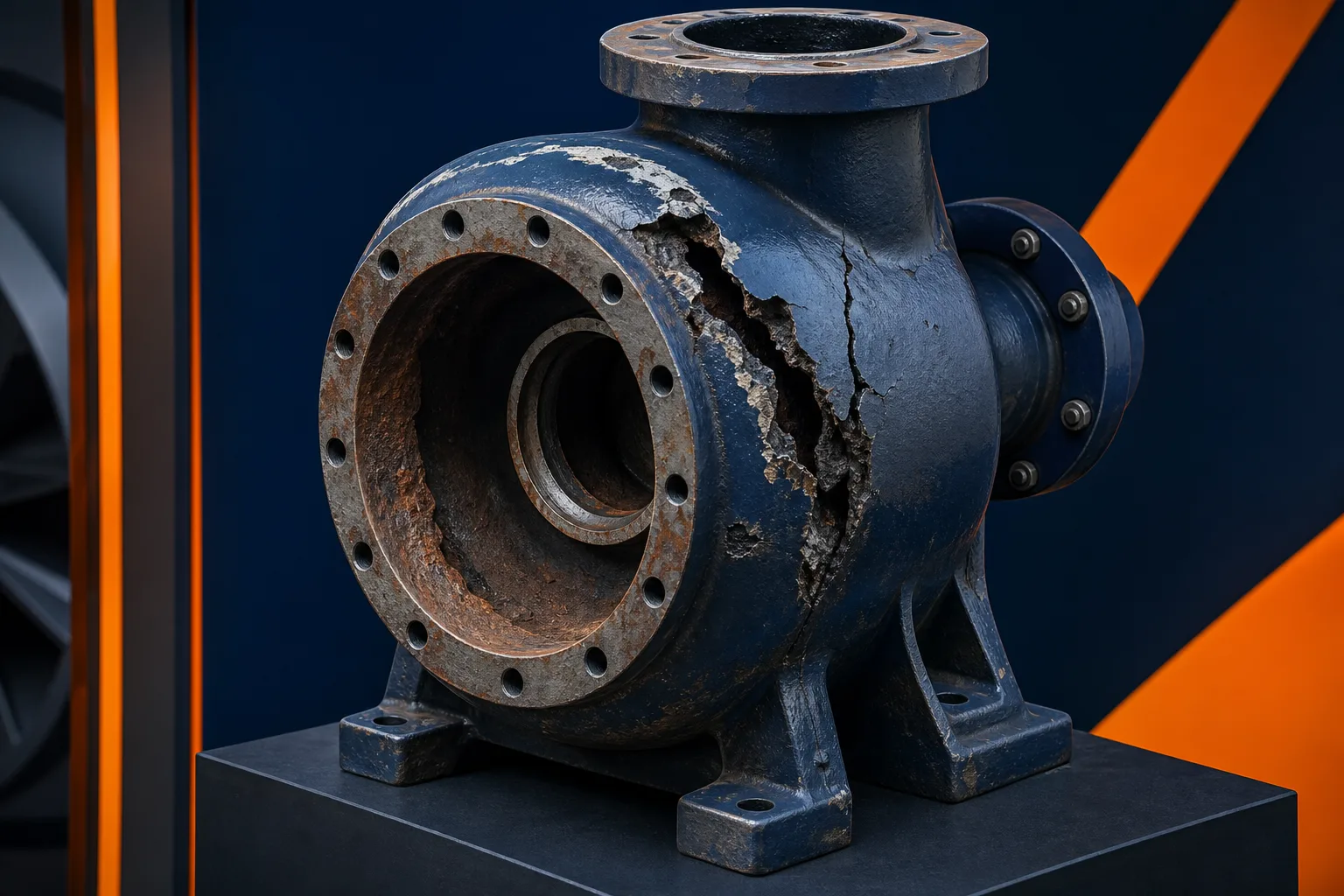Industrial equipment examples for repair material selection