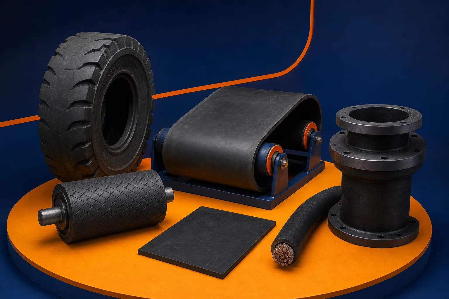 Industrial equipment examples for repair material selection