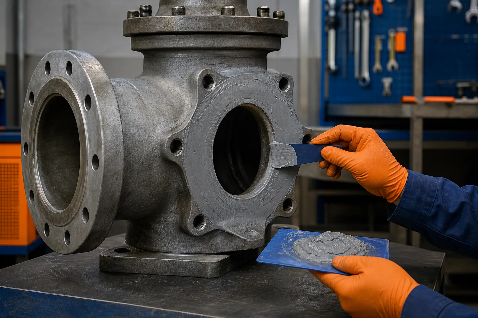 Industrial repair methods for pipelines, tanks, valves, and pumps