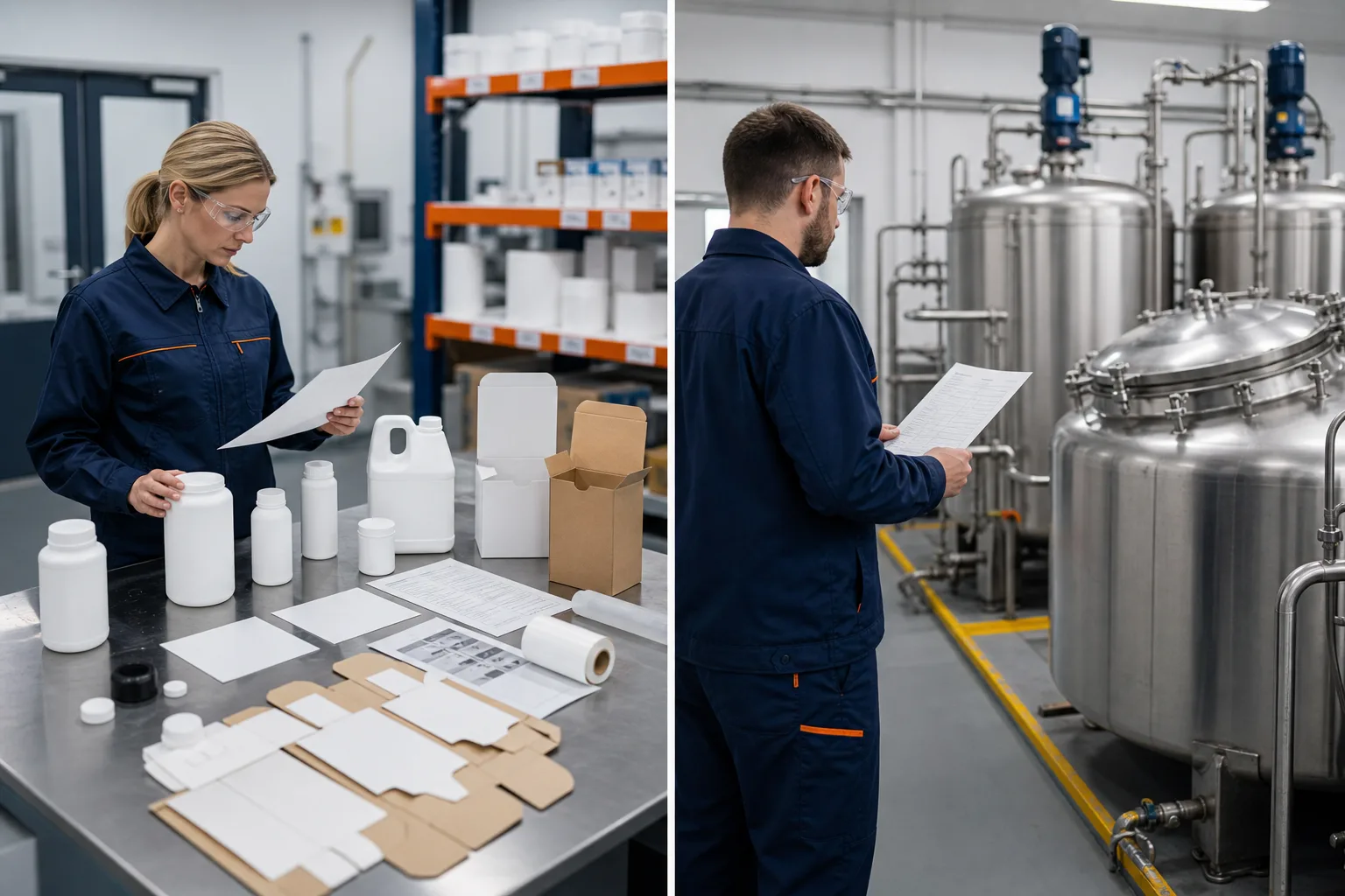 Packaging preparation and production scheduling review