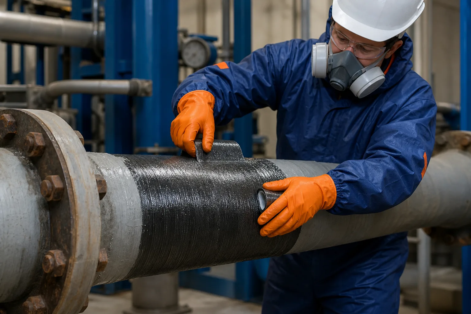 Industrial repair material series and representative applications