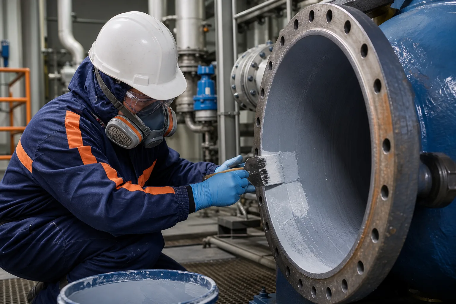 Industrial repair material series and representative applications