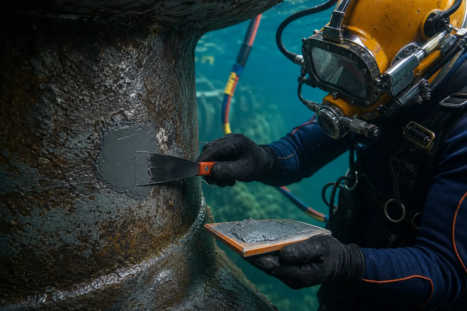 Wet, Underwater, Or Marine Work industrial repair visual
