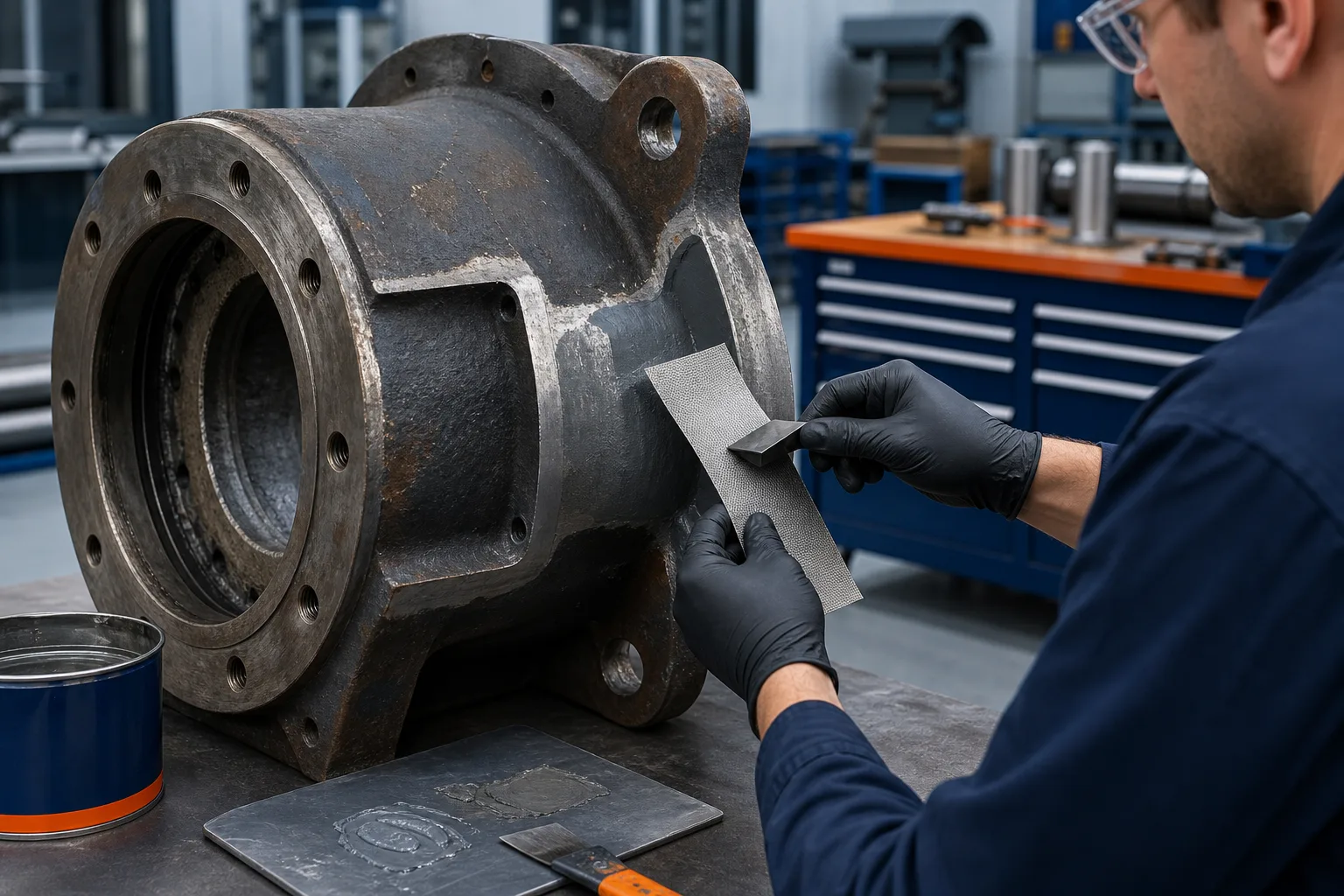 Industrial repair applications represented in the ZDSChem product series catalog
