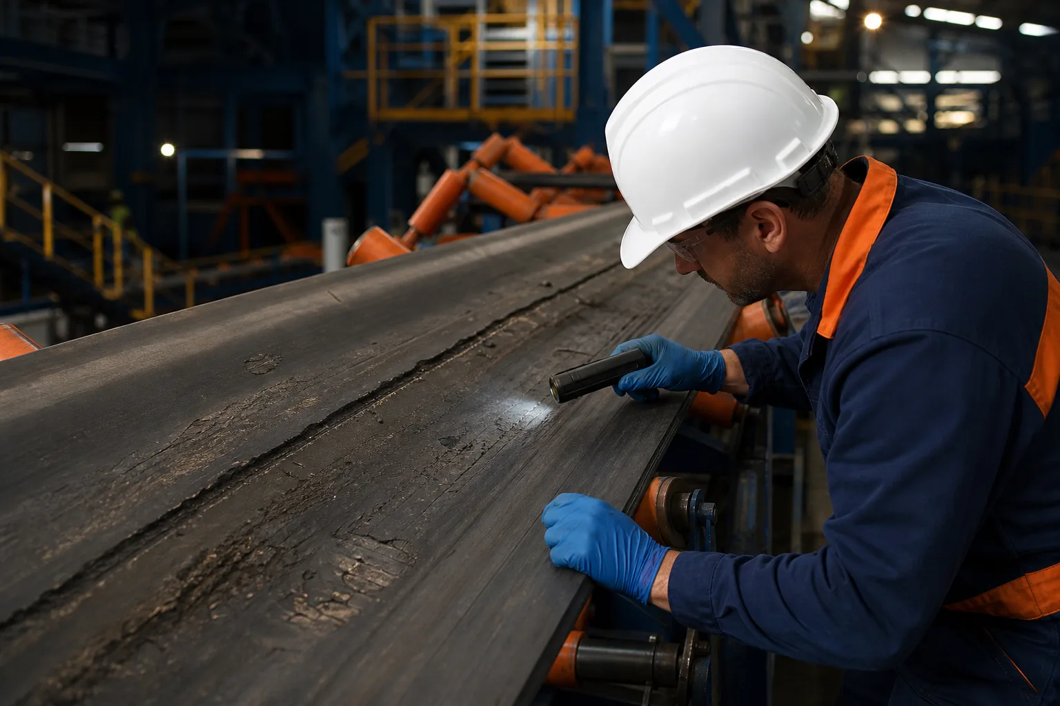 Conveyor Belts and Material-Handling Components industrial repair visual