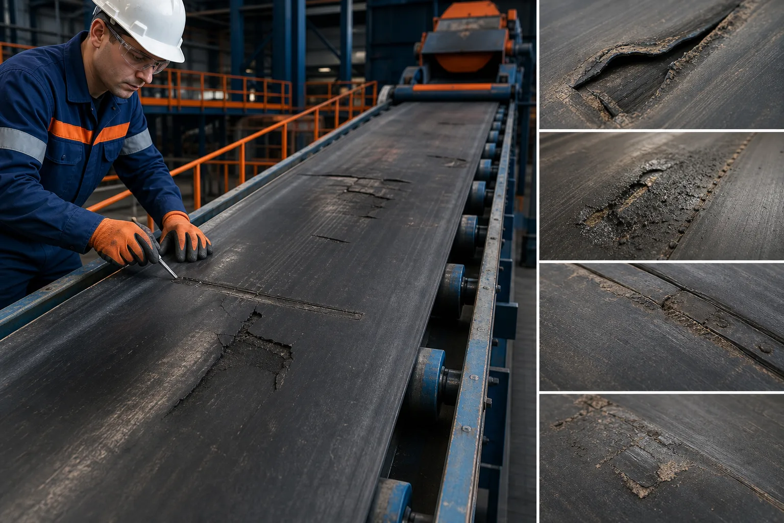 Conveyor Belts and Material-Handling Components industrial repair visual