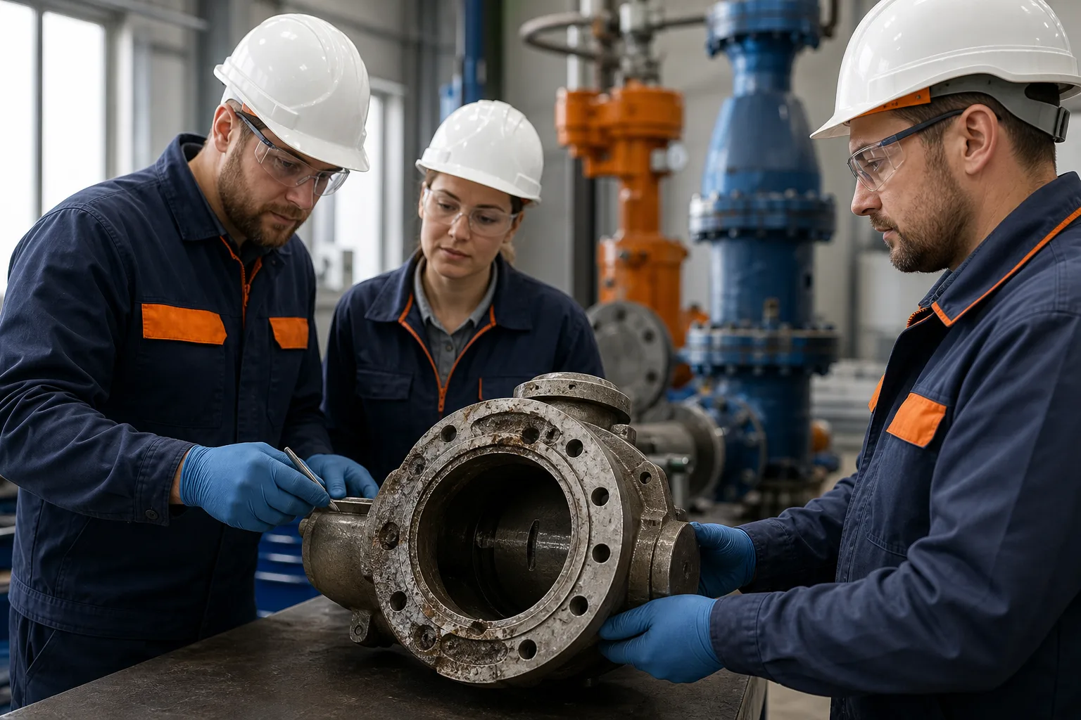 Engineering review of an industrial repair application