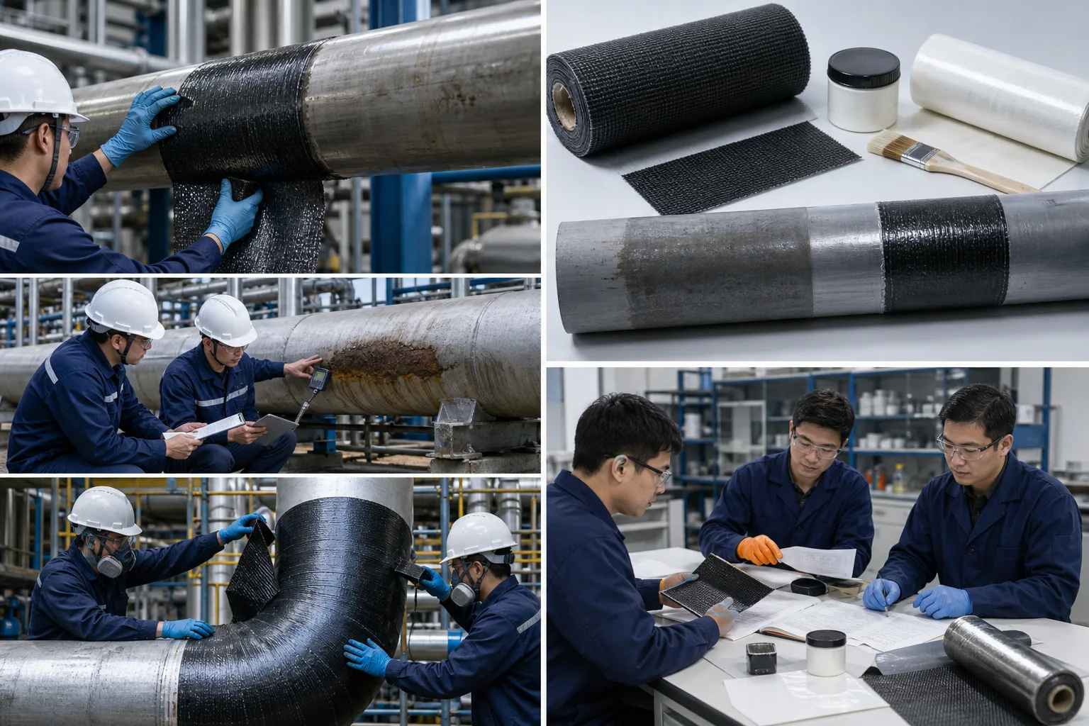 A dedicated R&D team of 30 professionals industrial repair visual
