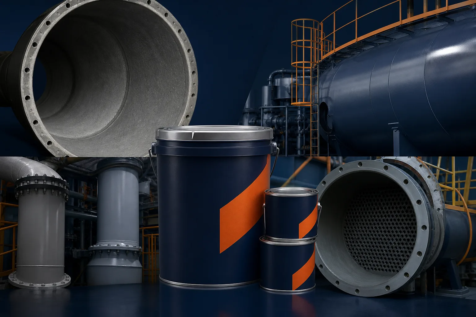Industrial repair applications represented across seven ZDSChem product series