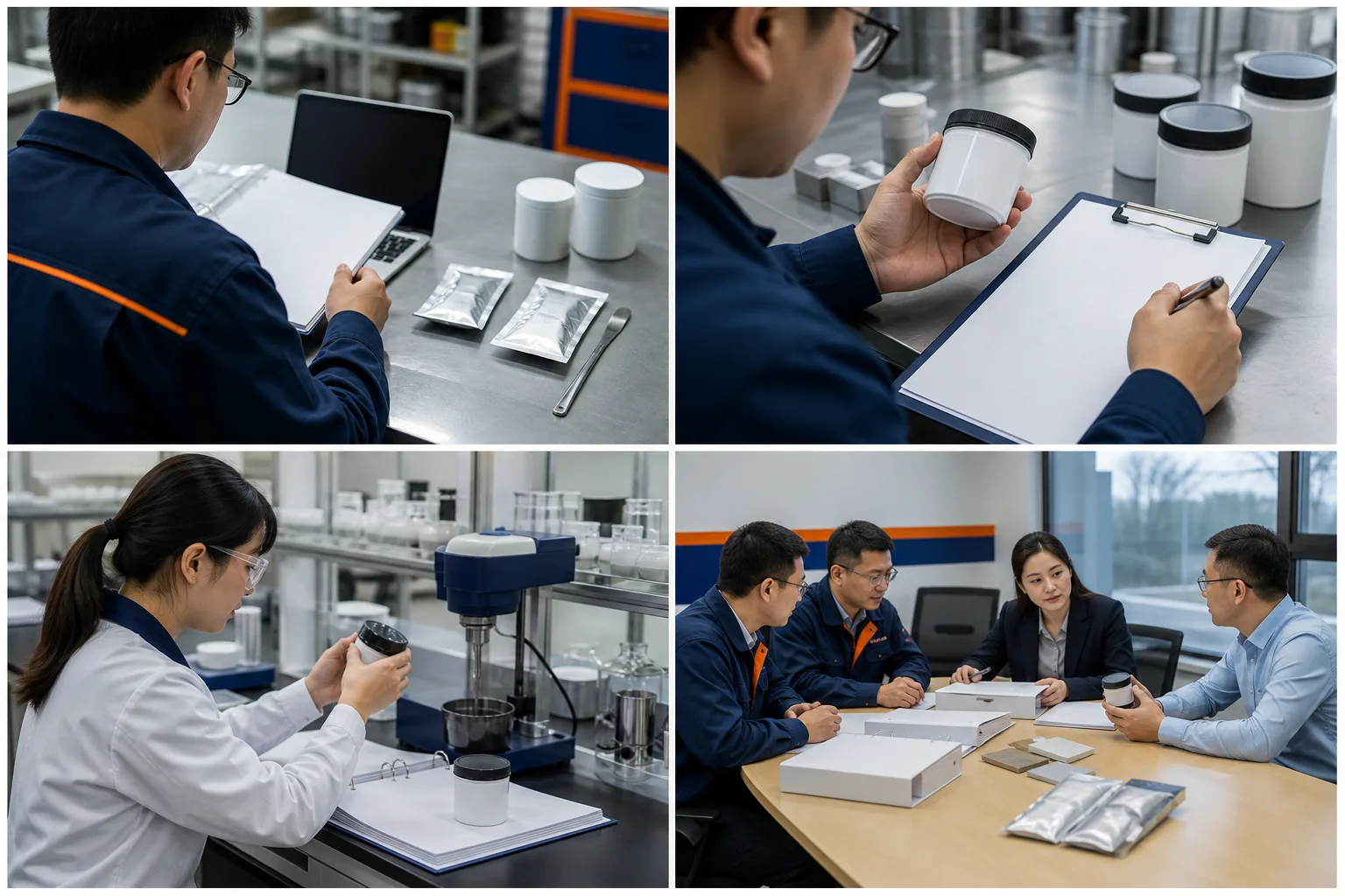 Prepare a Supplier Compliance Review industrial repair visual