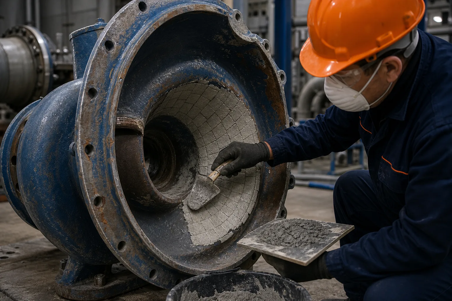 Industrial repair applications for metal, pipe, wear, fluid equipment, and elastomer materials