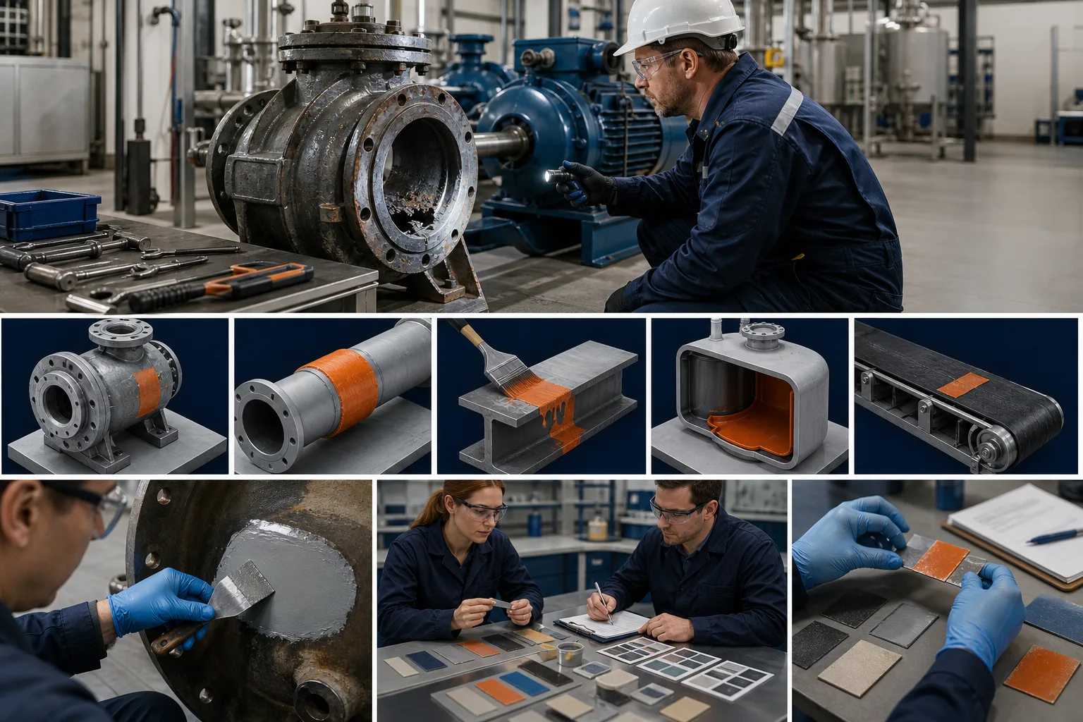 Request a Sample or Project Quote industrial repair visual