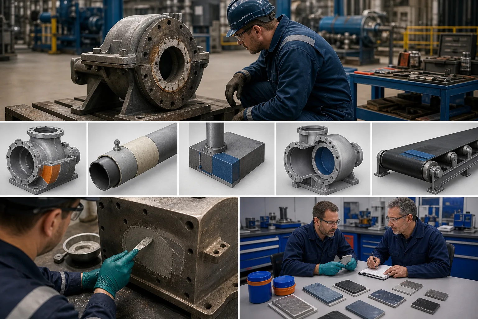Prepare the Surface for the Selected Repair industrial repair visual