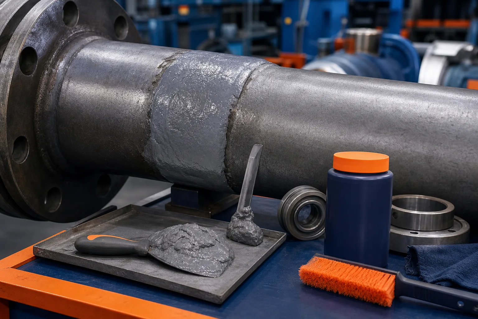 Industrial repair materials and equipment representing multiple ZDSChem product categories