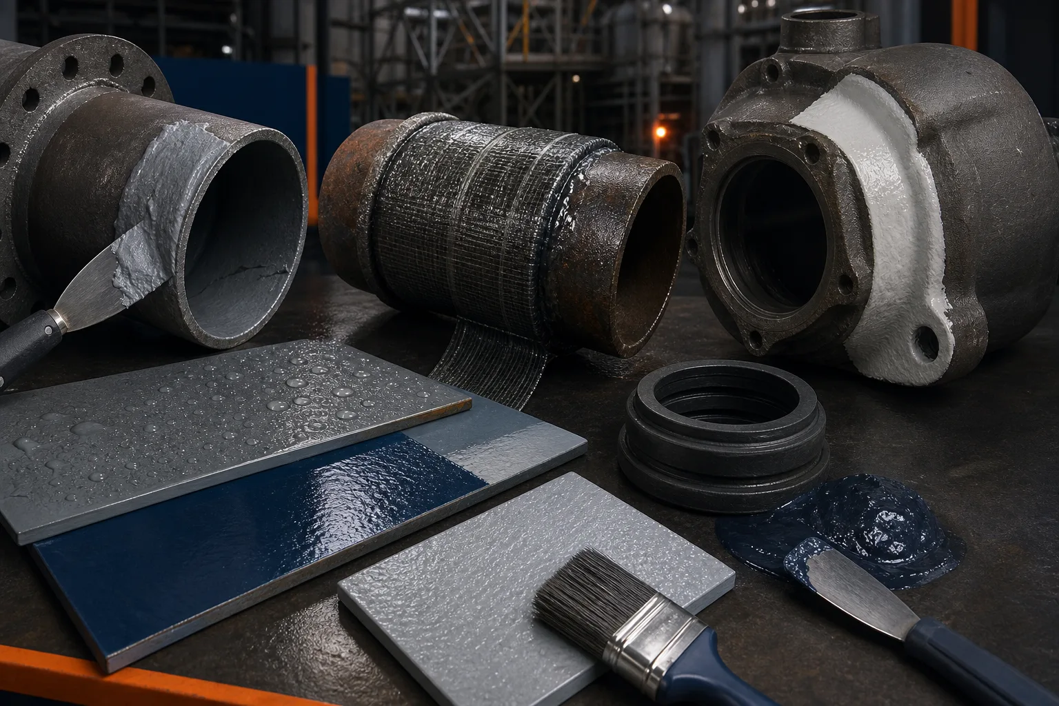 Industrial repair materials and equipment representing multiple ZDSChem product categories