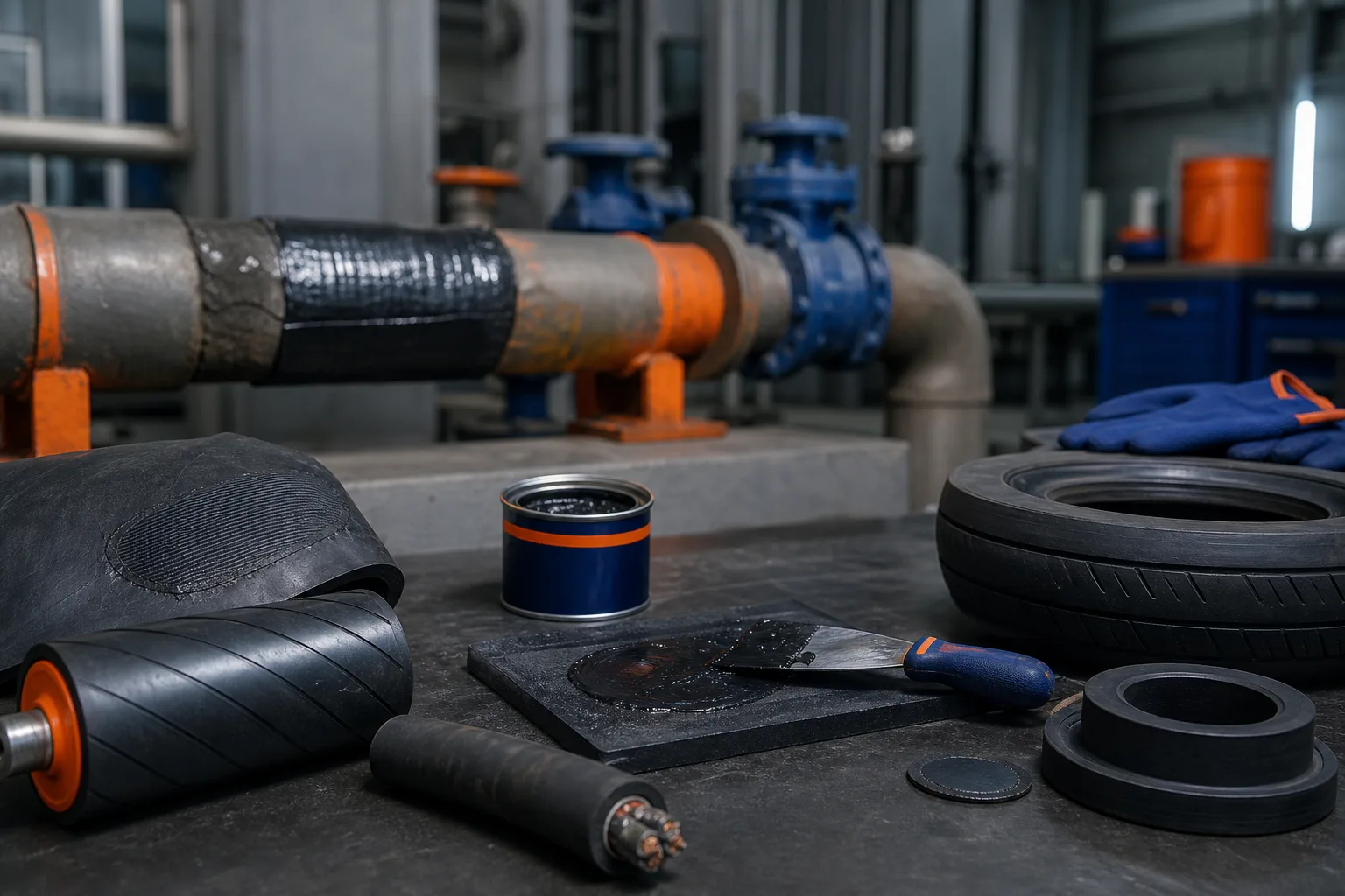 Industrial repair materials and equipment representing multiple ZDSChem product categories