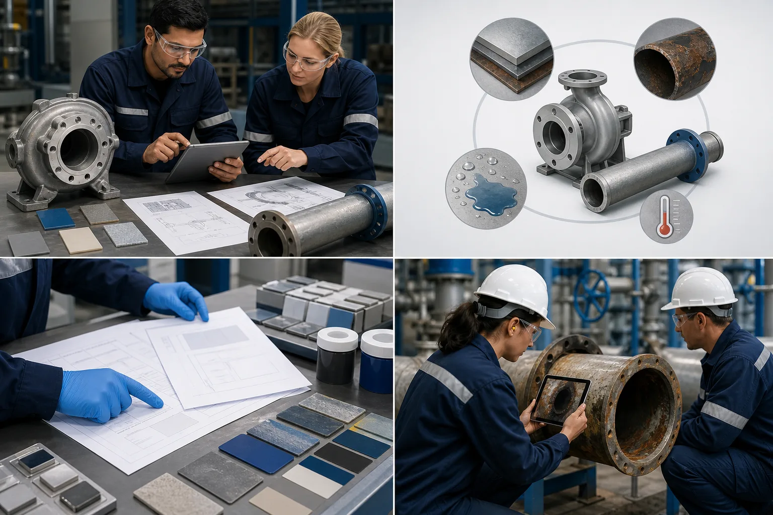 Start with the equipment, substrate industrial repair visual