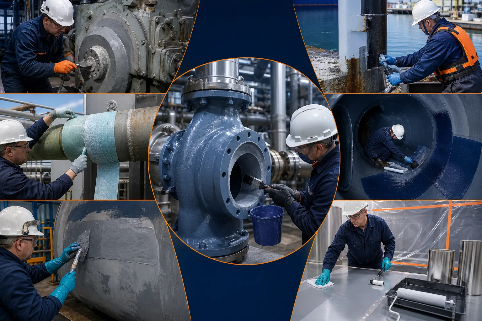 Industrial repair applications across ZDSChem product categories