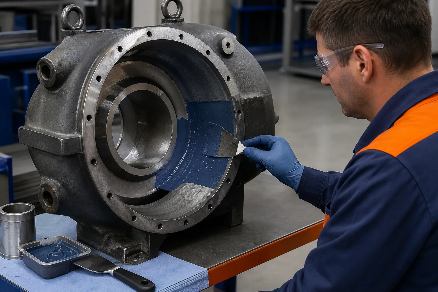 Industrial repair product series used to locate product-specific safety documentation