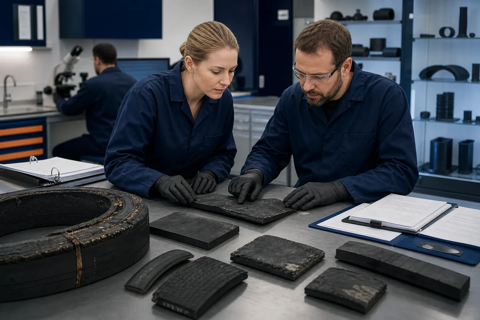 Technical review of elastomer repair samples and application records