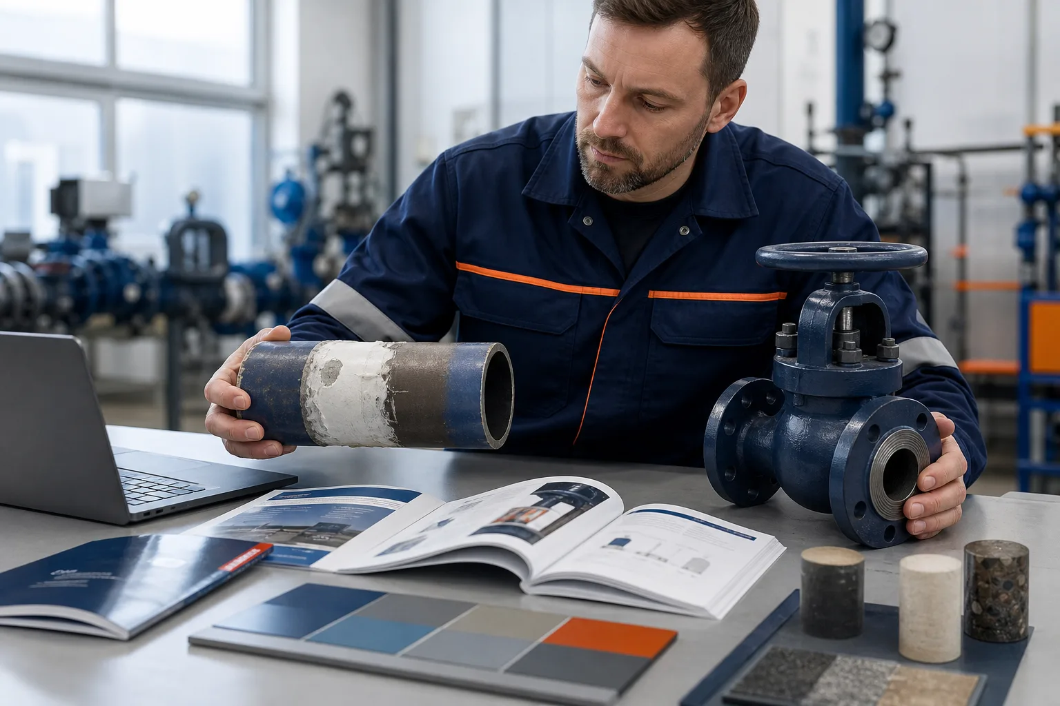 Technical resource review for industrial repair material selection