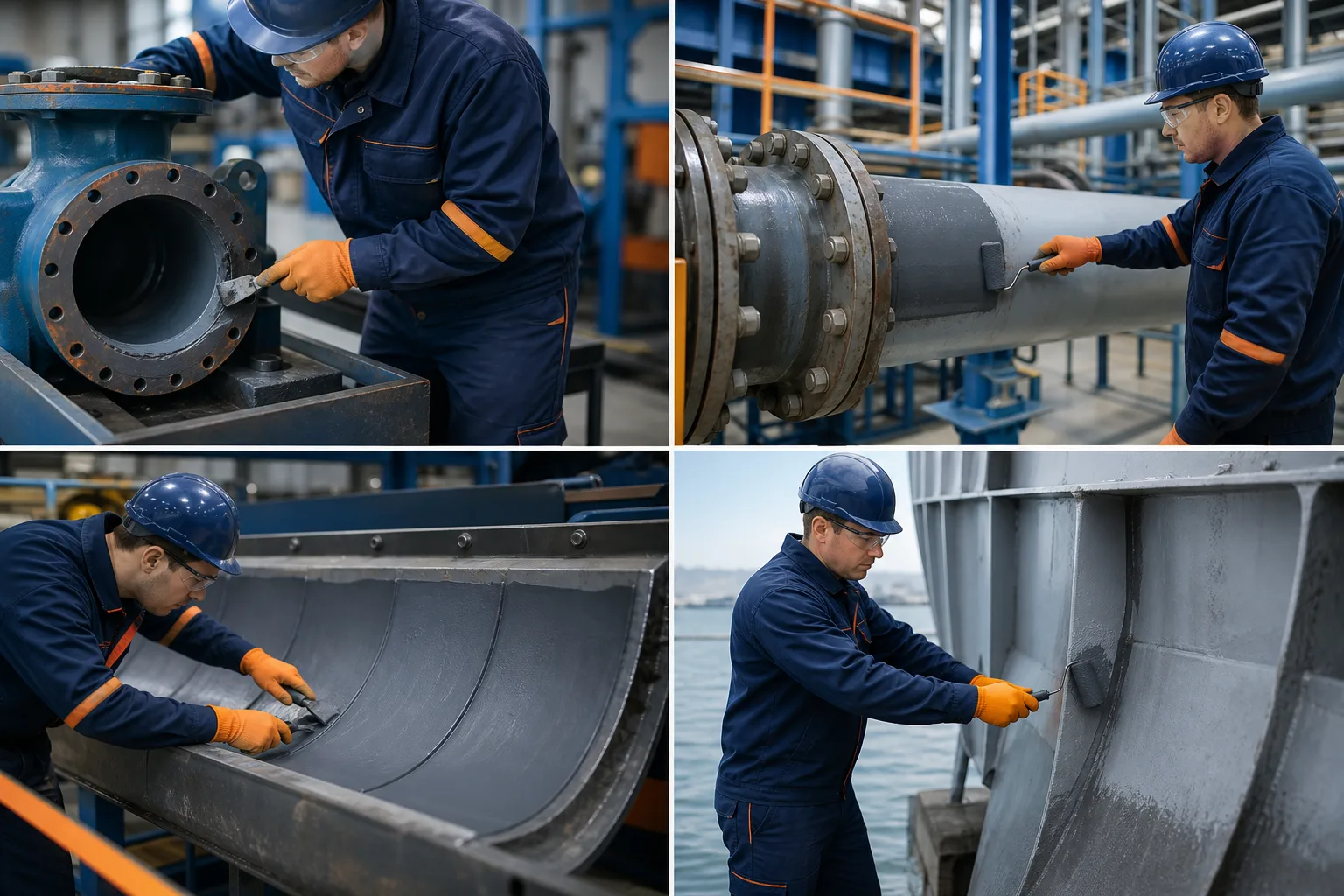 Industrial equipment applications represented in a repair material portfolio