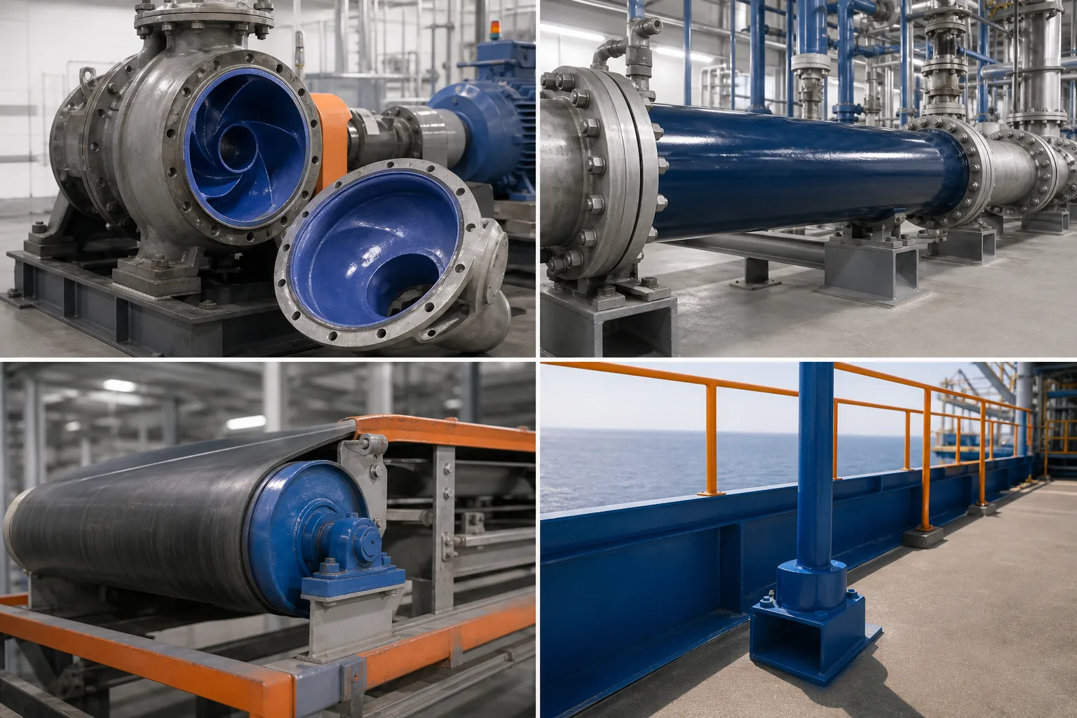 Industrial equipment applications represented in a repair material portfolio