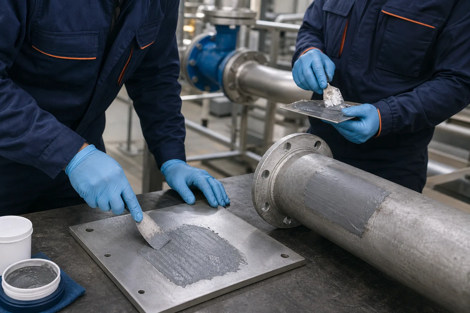 Sample Testing Support industrial repair visual