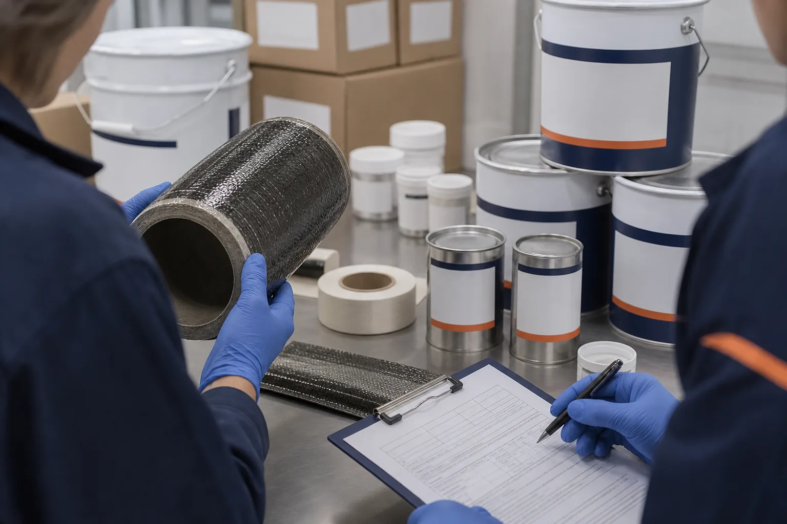 Unbranded industrial packaging and blank label layouts under review