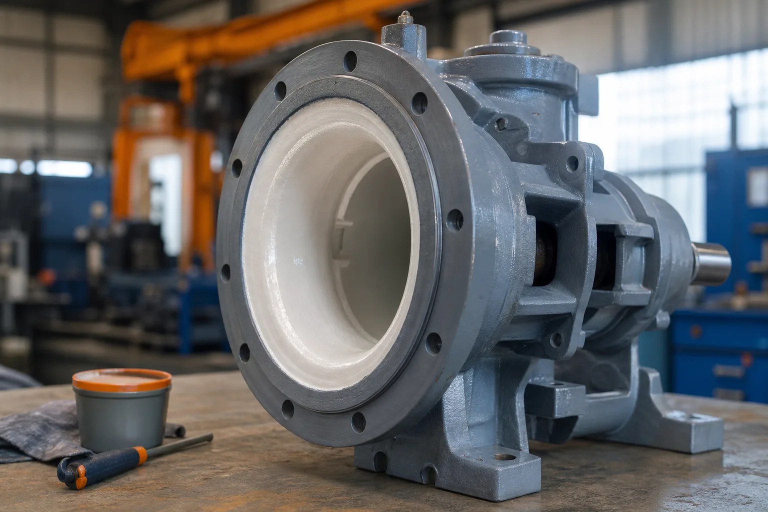 Industrial repair material routes for different equipment and damage conditions
