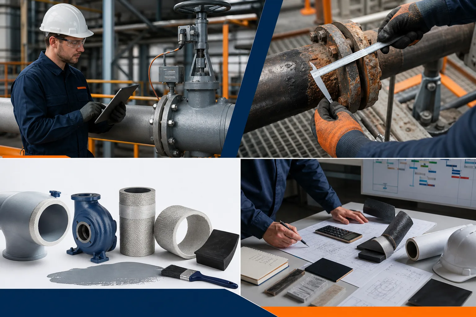 Surface Preparation Supports the Selected Repair Route industrial repair visual