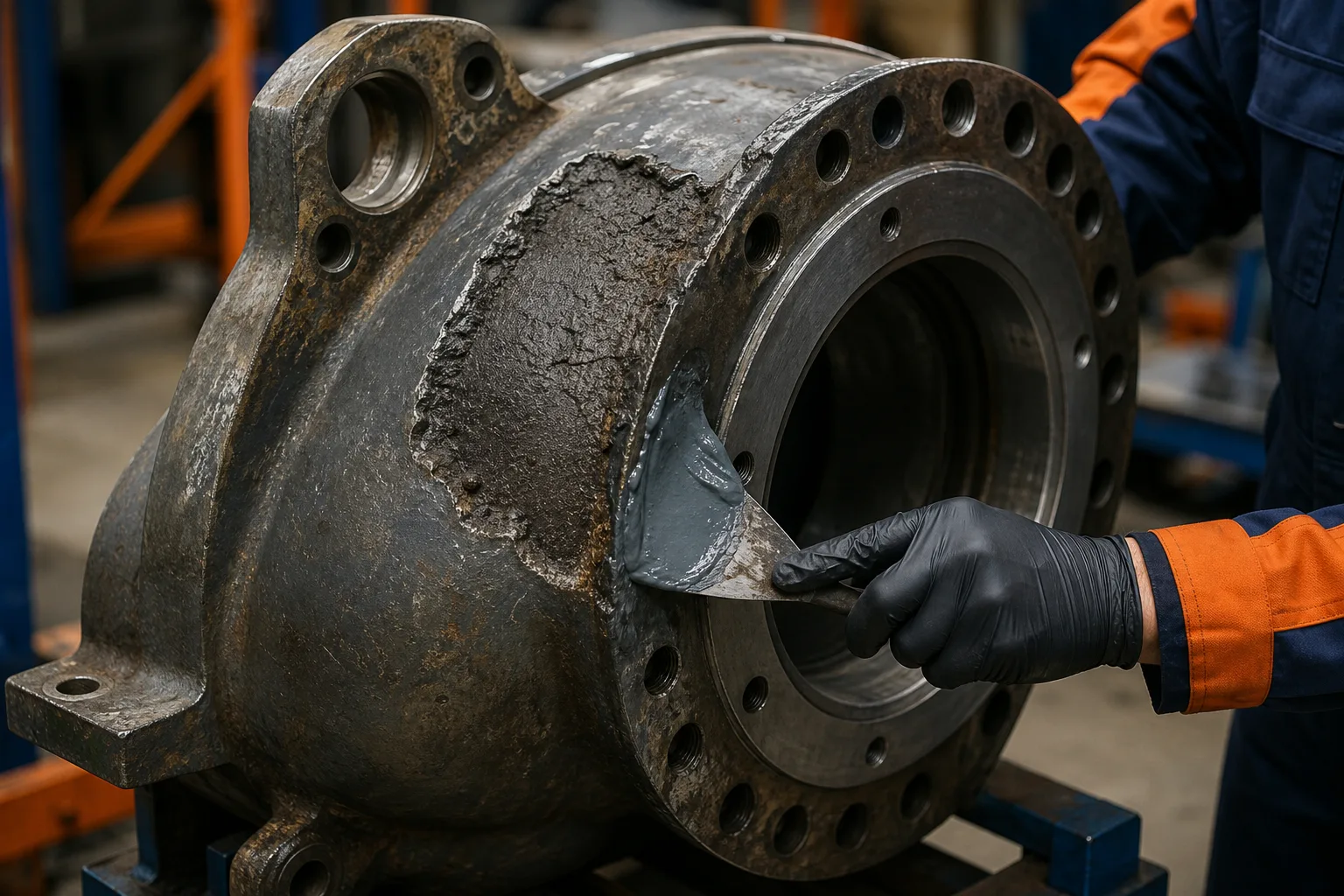 Industrial repair conditions represented in the sample category selector