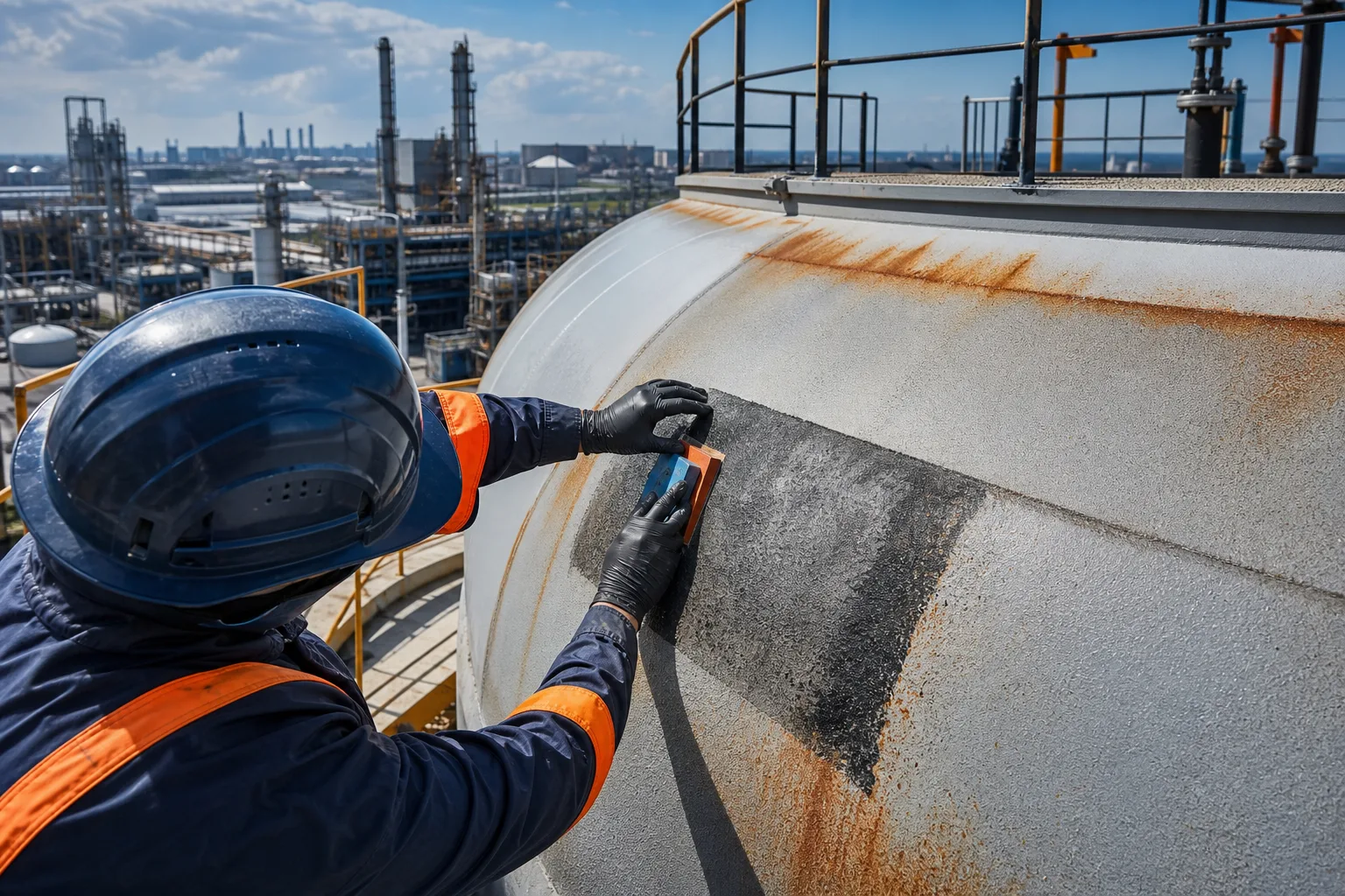 Industrial repair conditions represented in the sample category selector