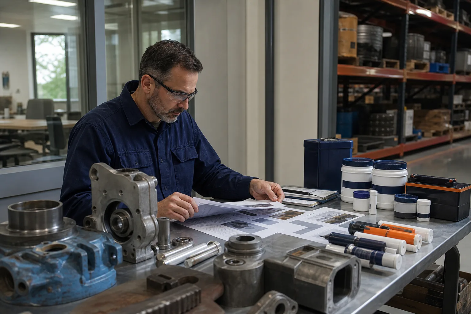Procurement review for industrial repair material supply terms