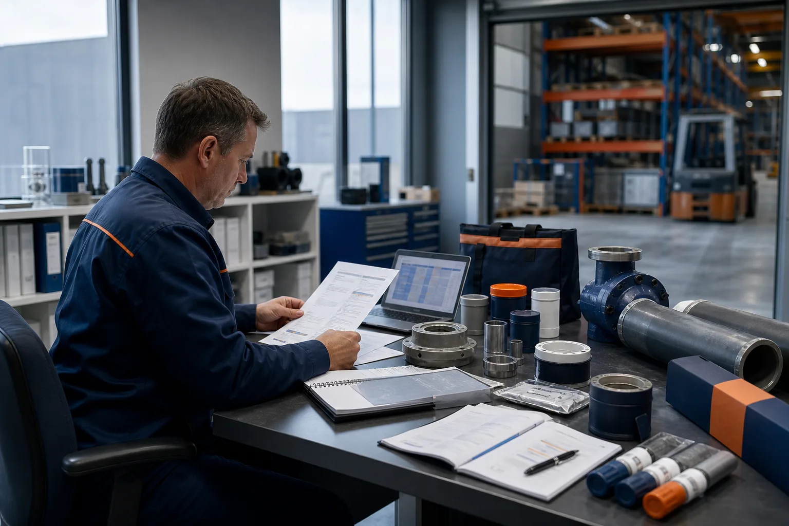 Procurement review for industrial repair material supply terms