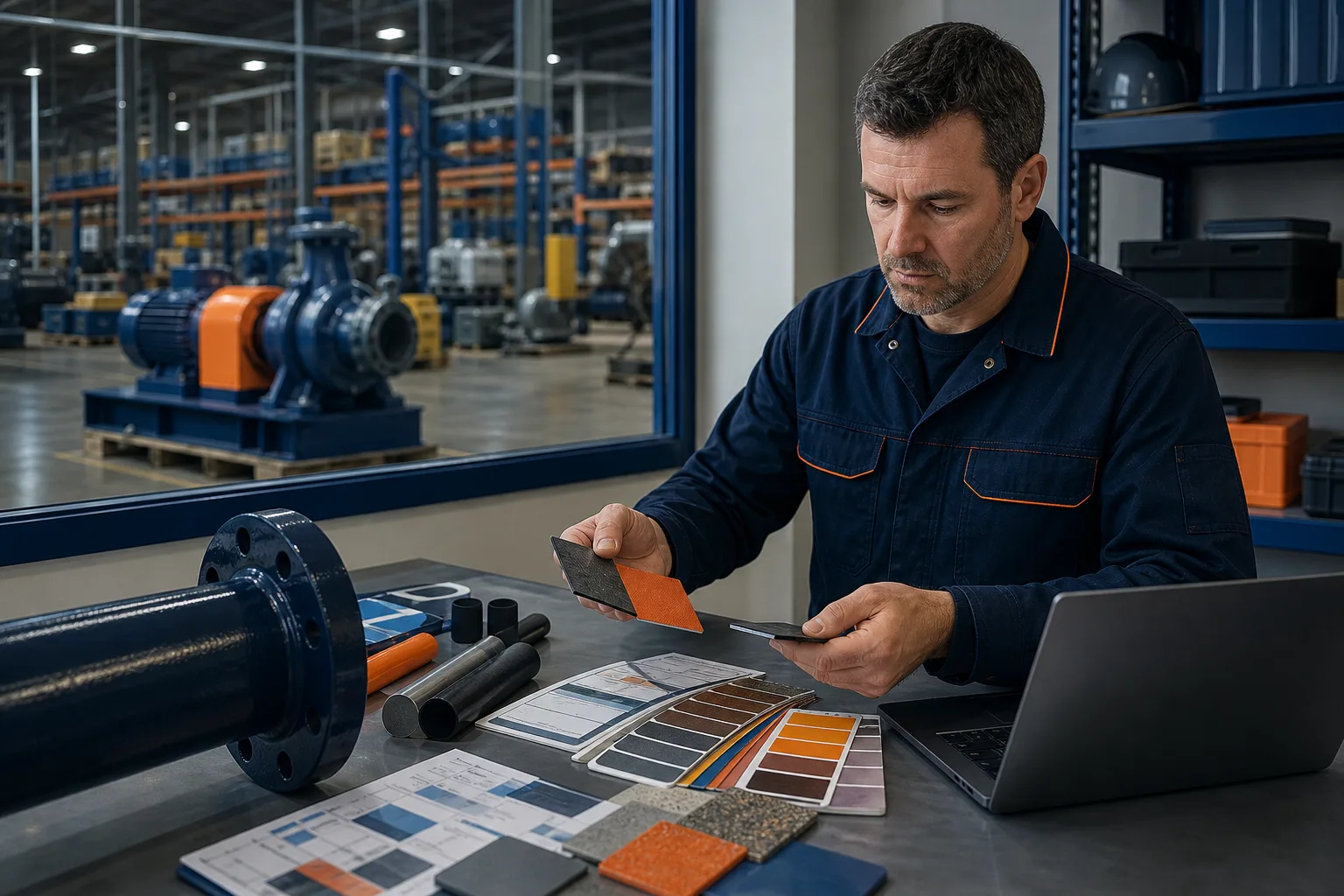 Procurement review for industrial repair material supply terms